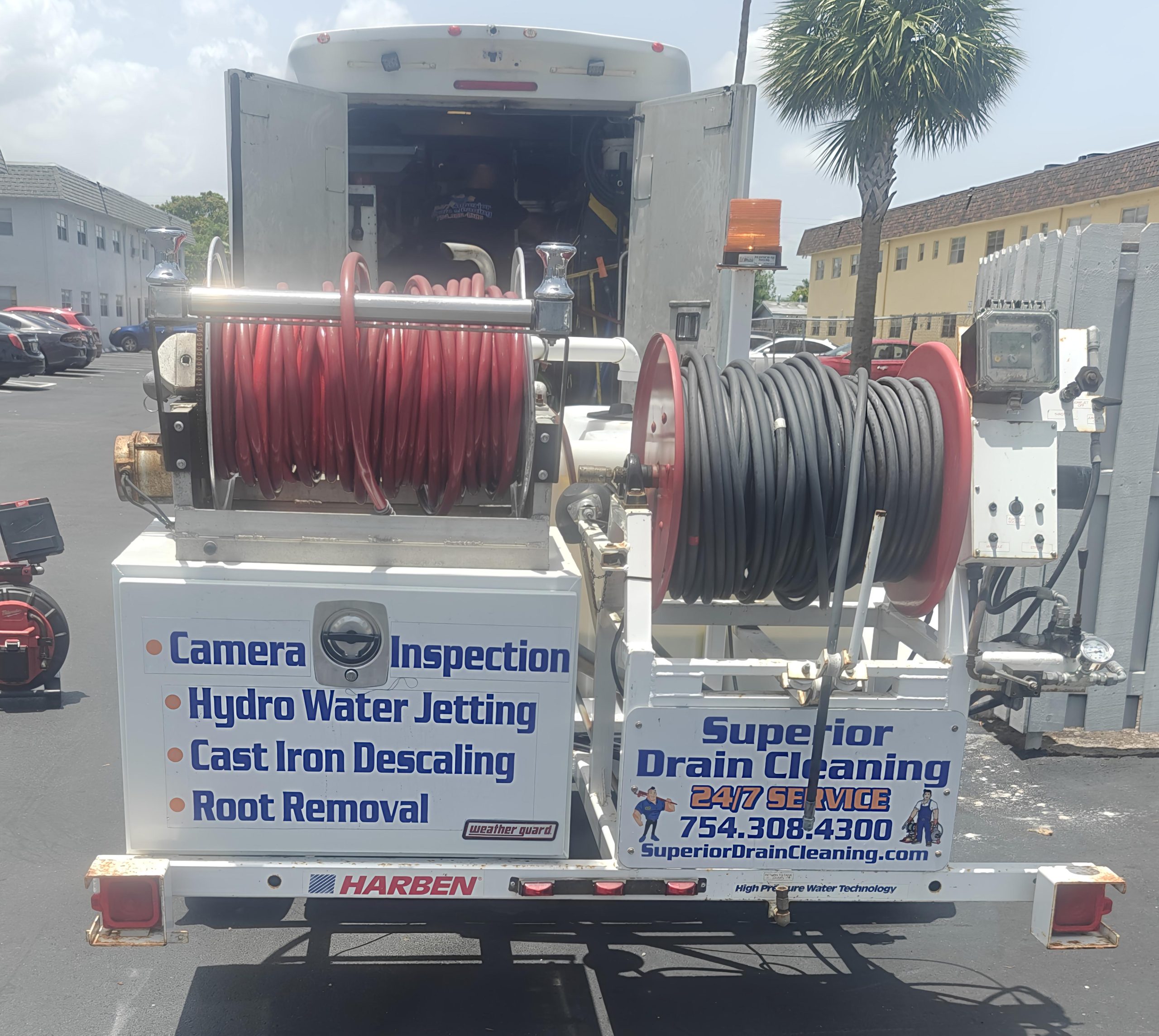 Sewer and drain repair near Pompano Beach by Superior Drain Cleaning for damaged underground lines