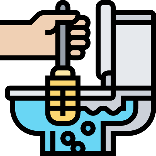 Toilet Clog Icon