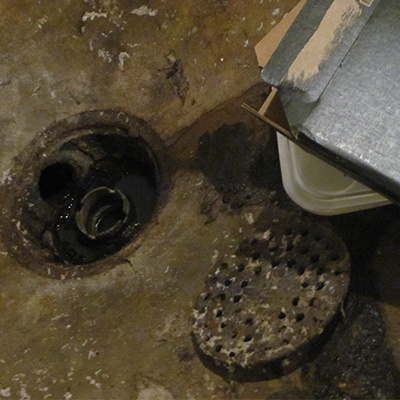 Clogged Floor Drains Cleared