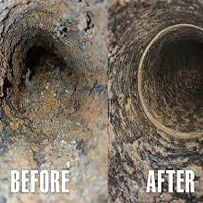 Cast Iron Pipe With Years Of Buildup